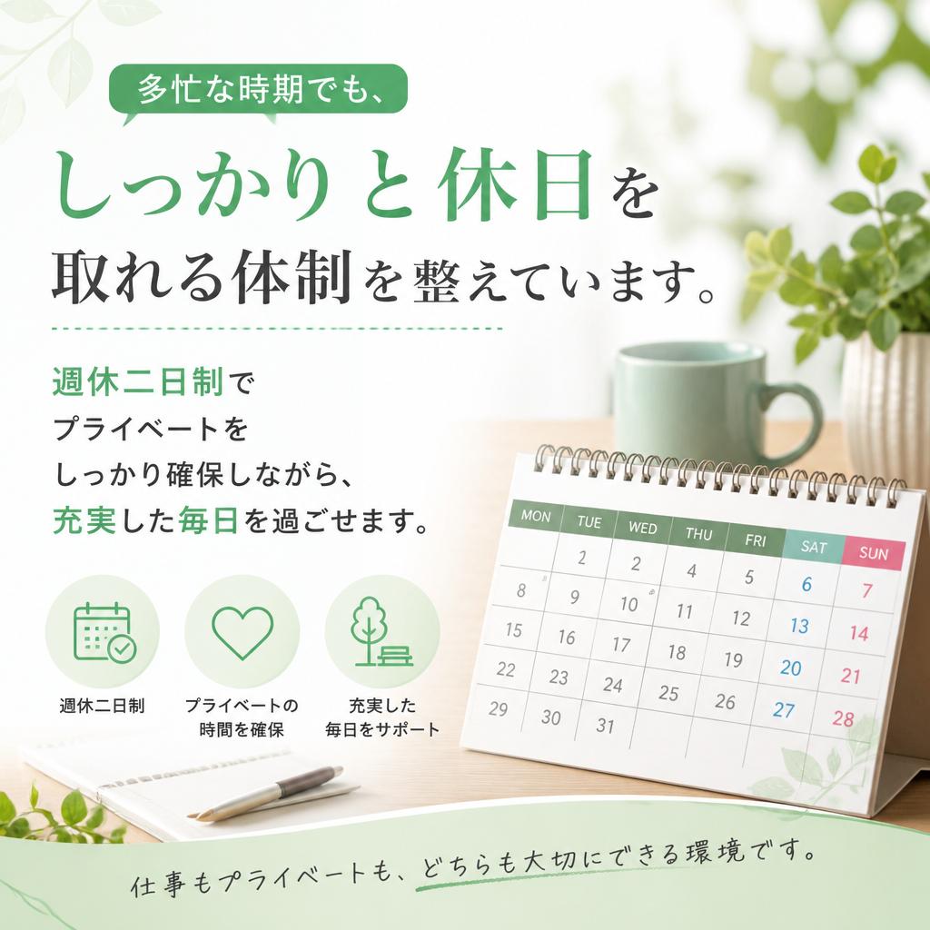 ワークライフバランスを重視